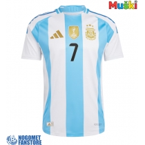 Argentina Rodrigo De Paul #7 Domaci Dres Copa America 2024 Kratak Rukav